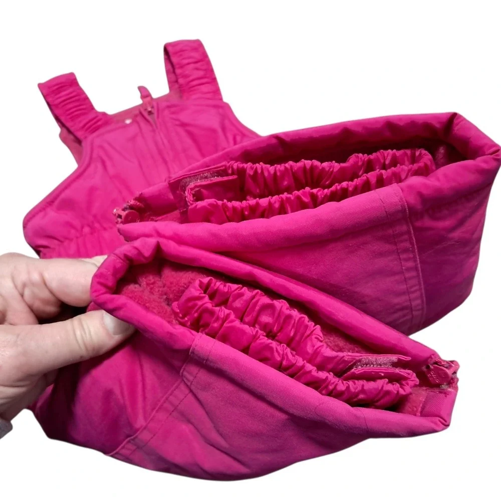 The Children's Place PLC All-Weather Performance Gear Snow Suit / Bibs Pink 6-9M